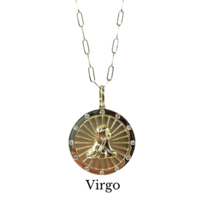 diamond zodiac necklace